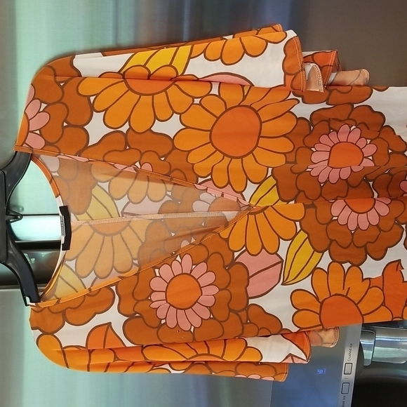 💕DODO BAR OR💕 Valeria Dress ~ Floral Print 46 Vintage Inspired 70s Woodstock - Picture 9 of 14